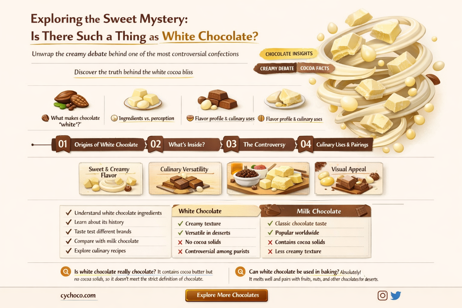is there white chocolate