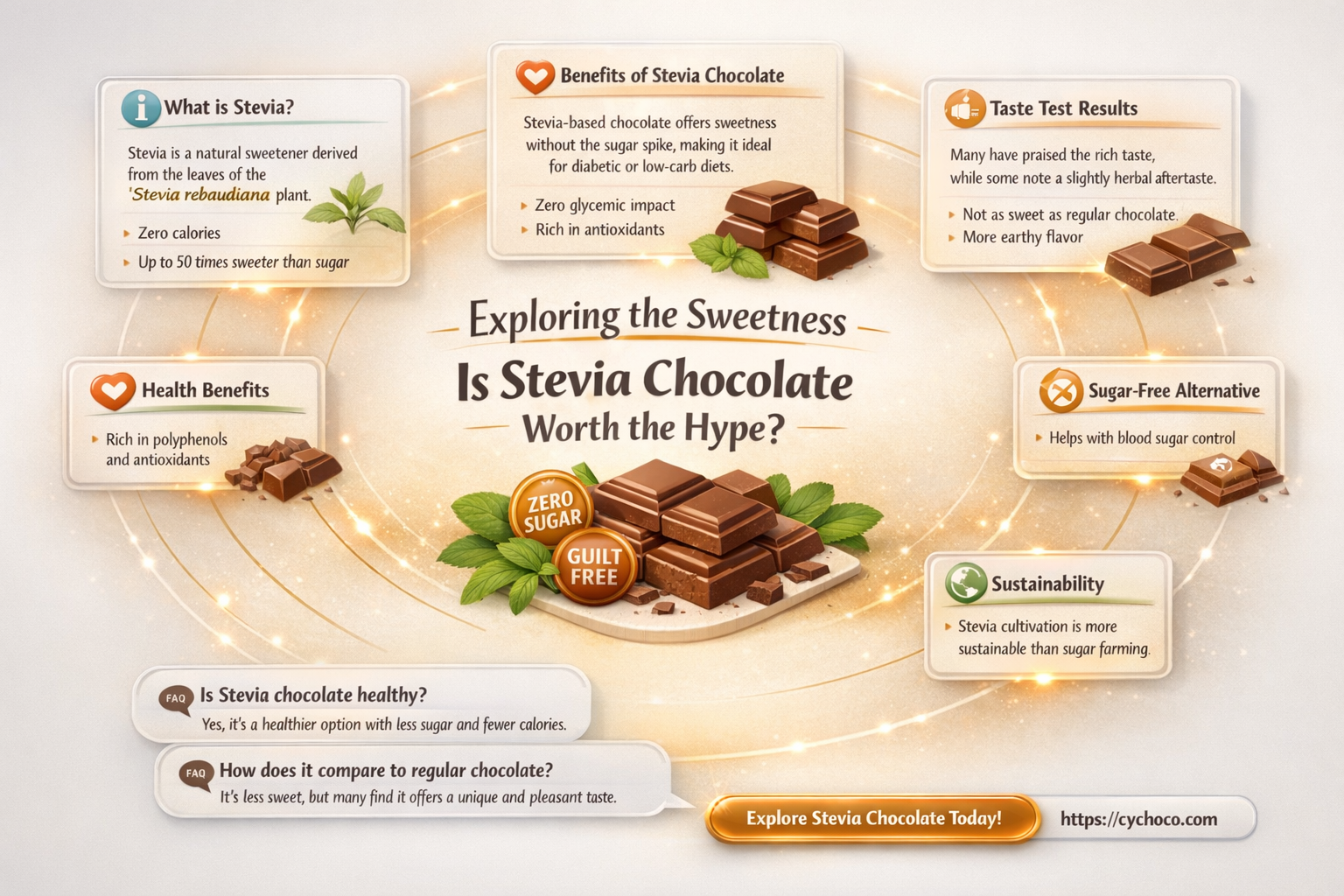 is stevia chocolate any good