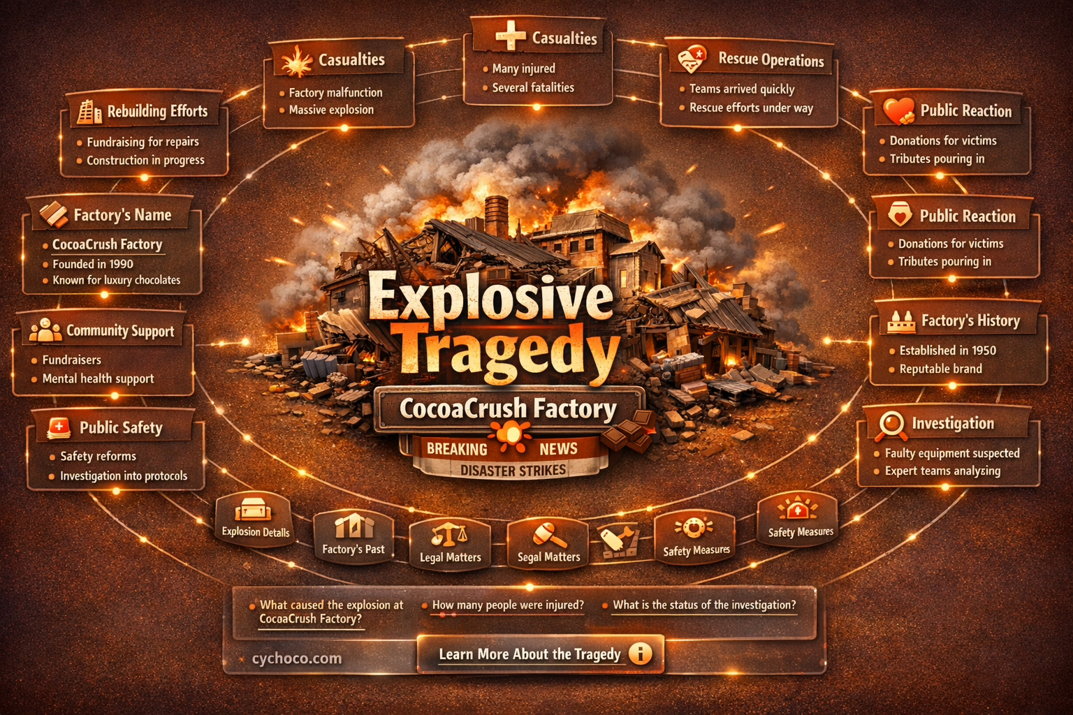 what is the name of the chocolate factory that exploded