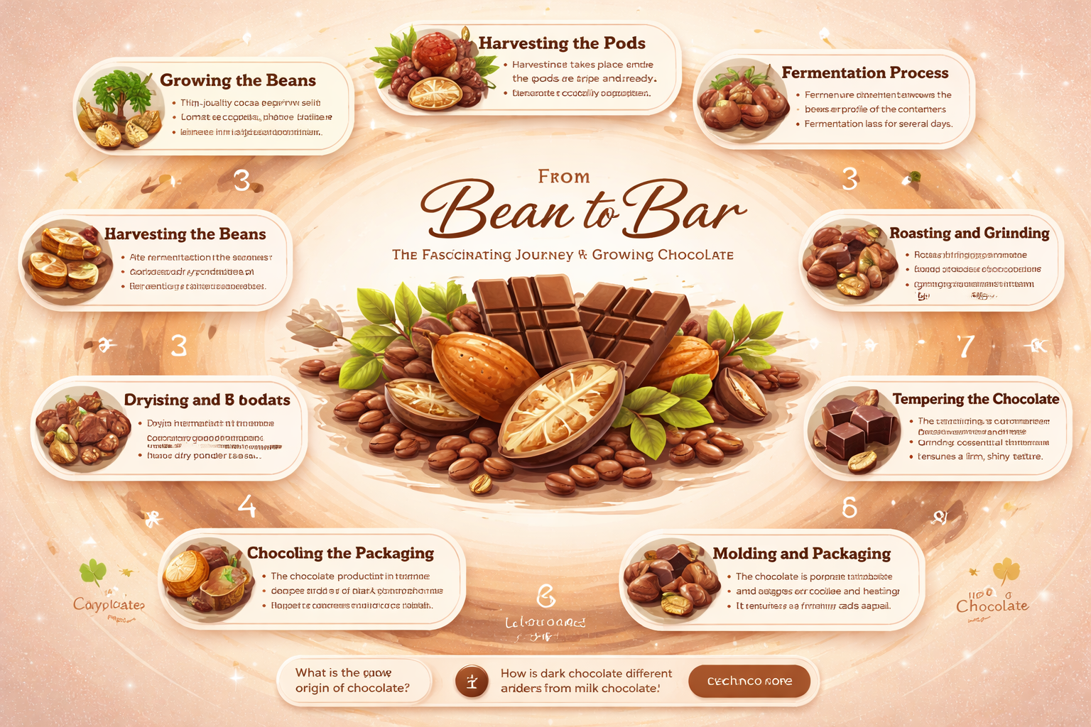 how does chocolate grow