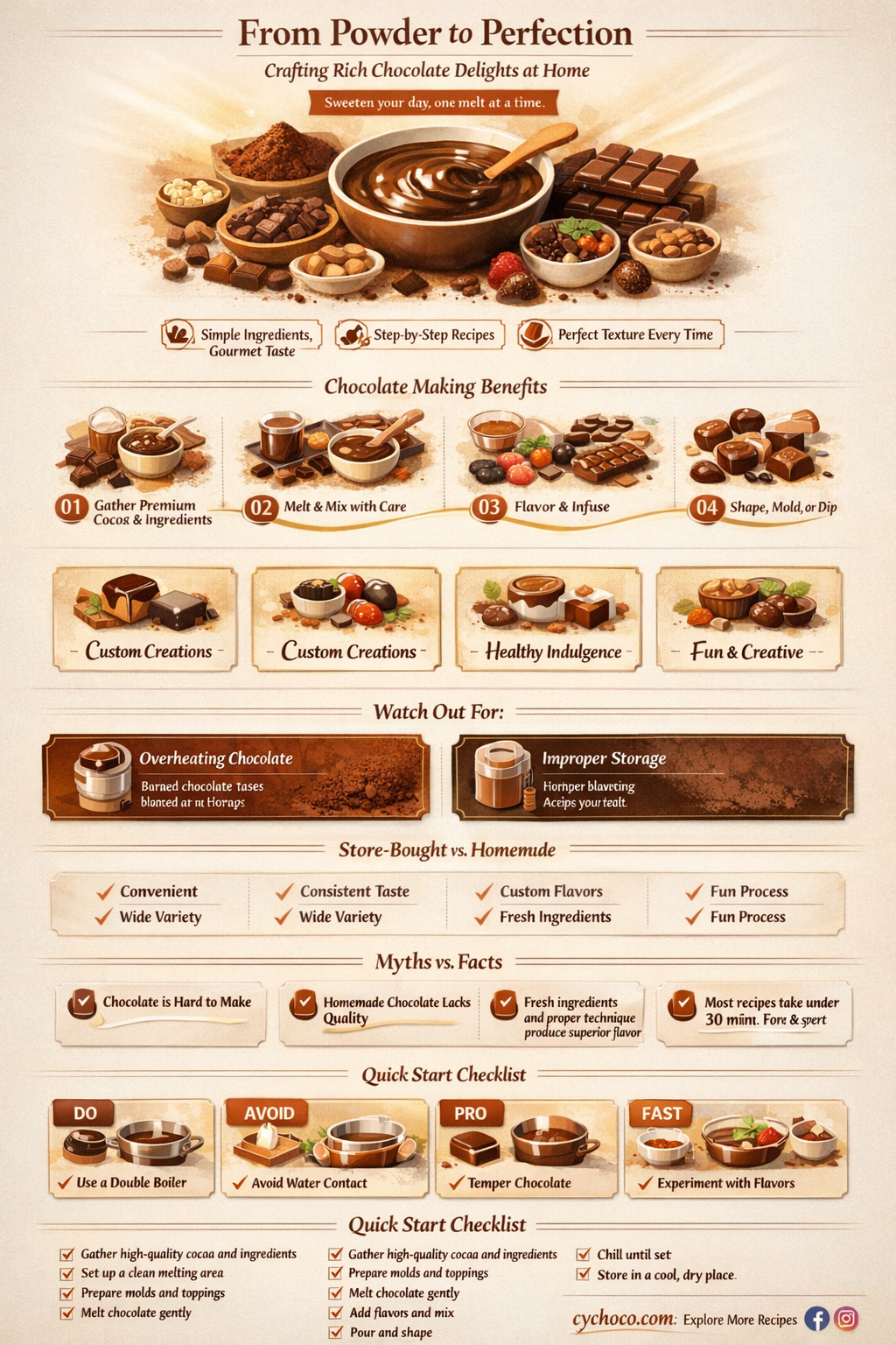 how to make chocolate with cocoa powder
