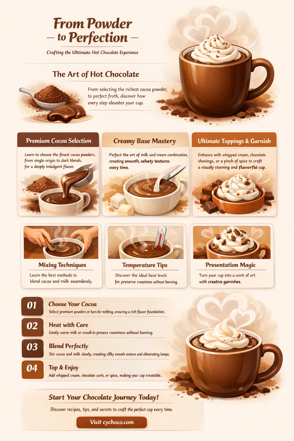 how to make hot chocolate from cacao powder
