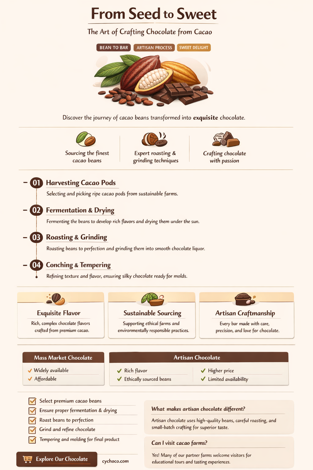 how to make chocolate from cacao seeds