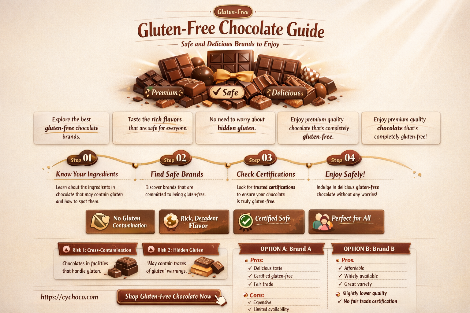 which chocolates are gluten free