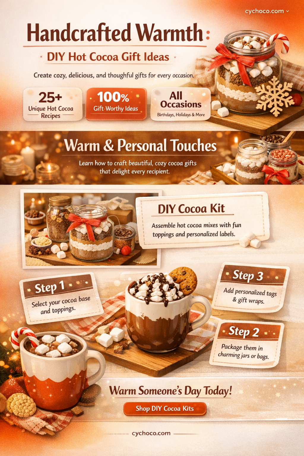 do it yourself hot cocoa gifts