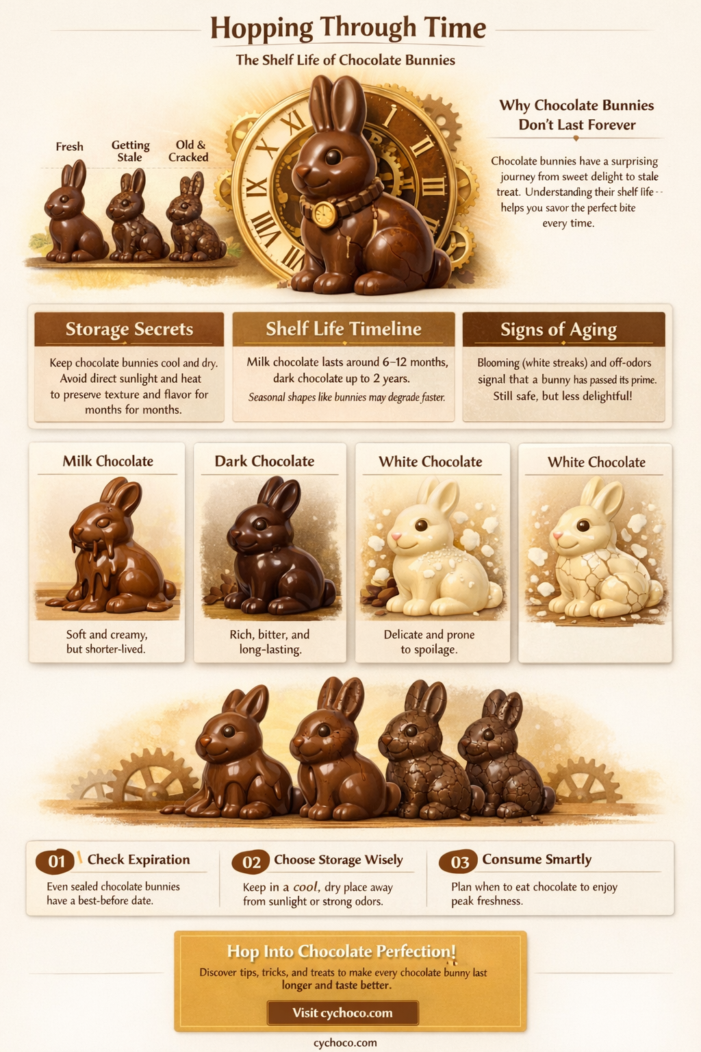 how long do chocolate bunnies last