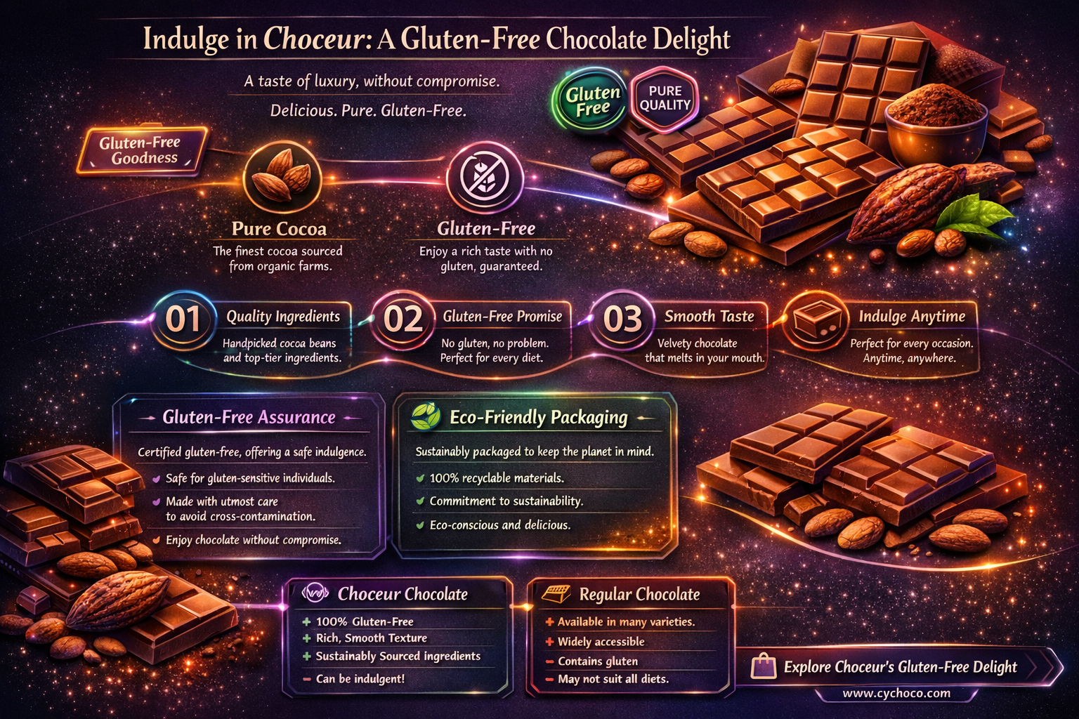 is choceur chocolate gluten free
