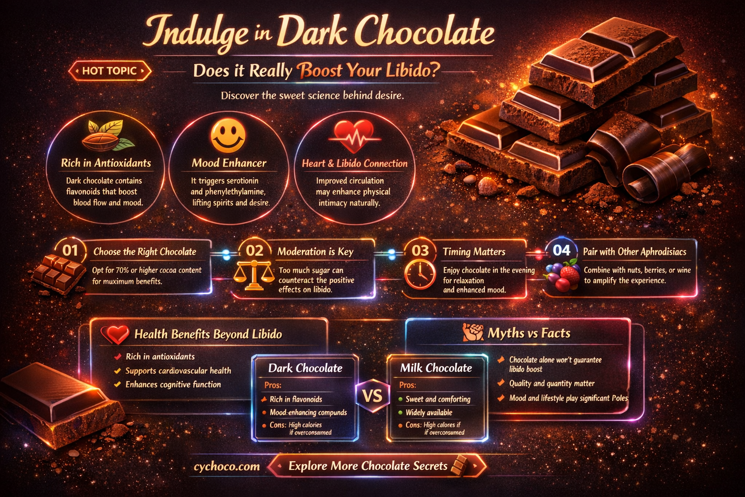 does dark chocolate make you horny