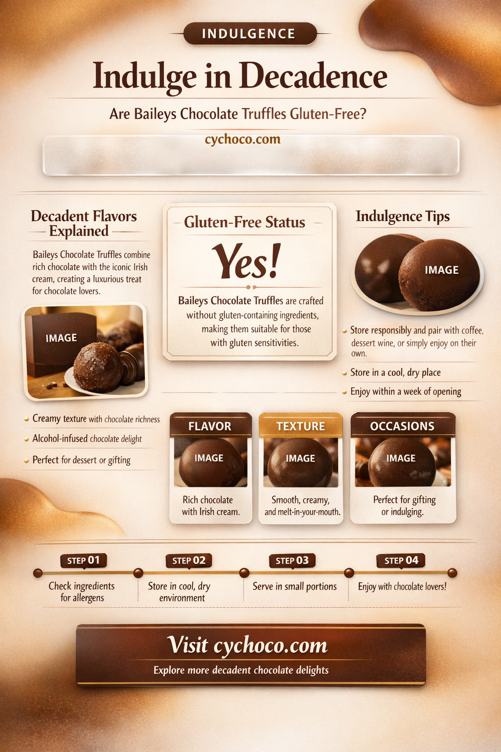 are baileys chocolate truffles gluten free