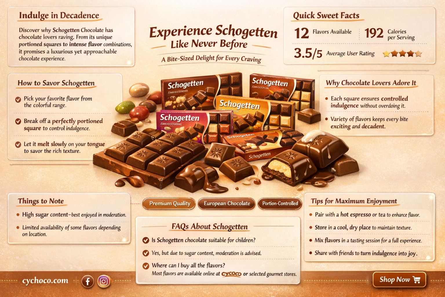 is schogetten chocolate good
