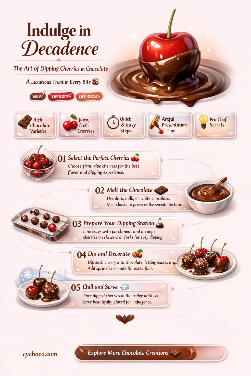 how to dip chocolate covered cherries
