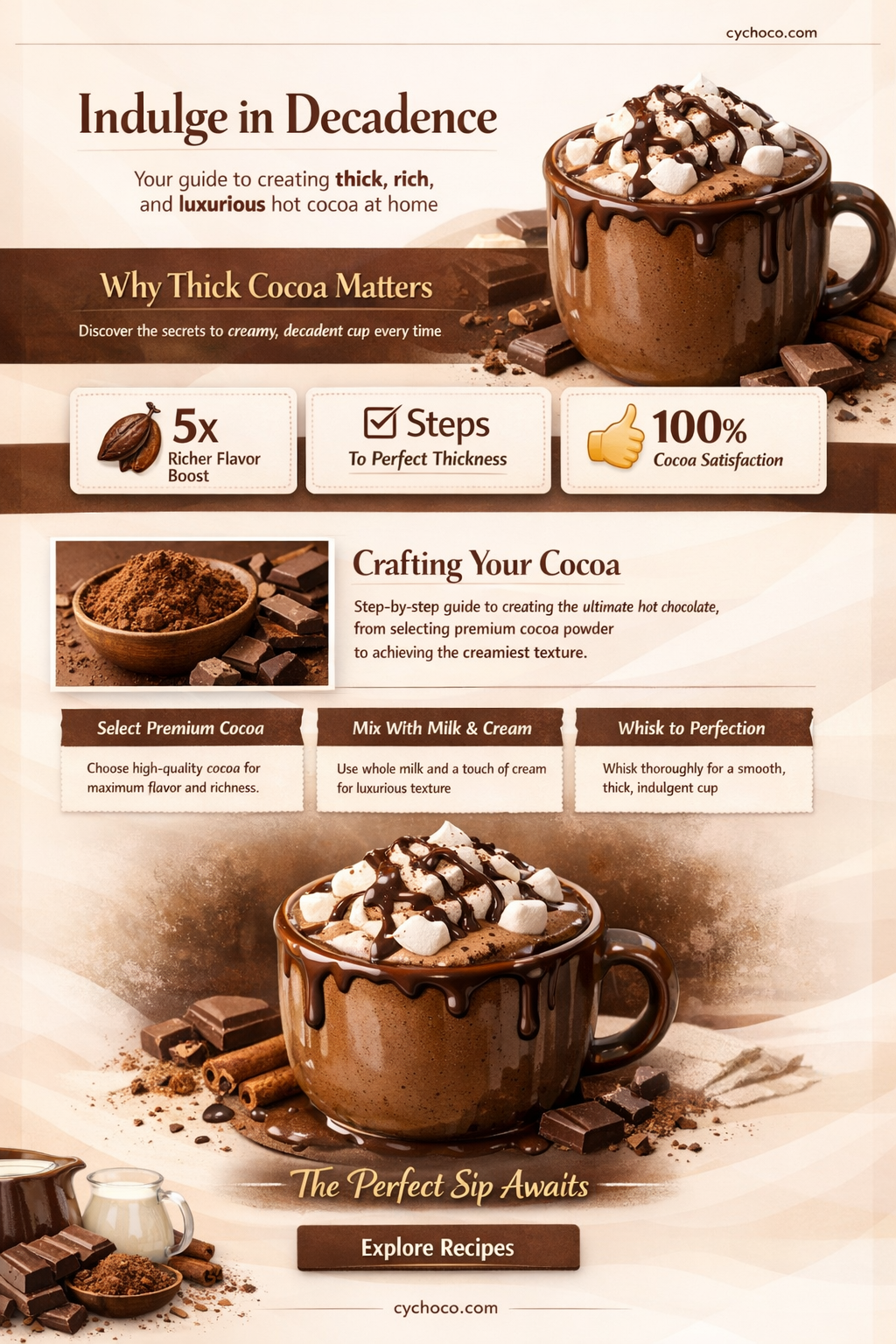 how to make thick hot cocoa