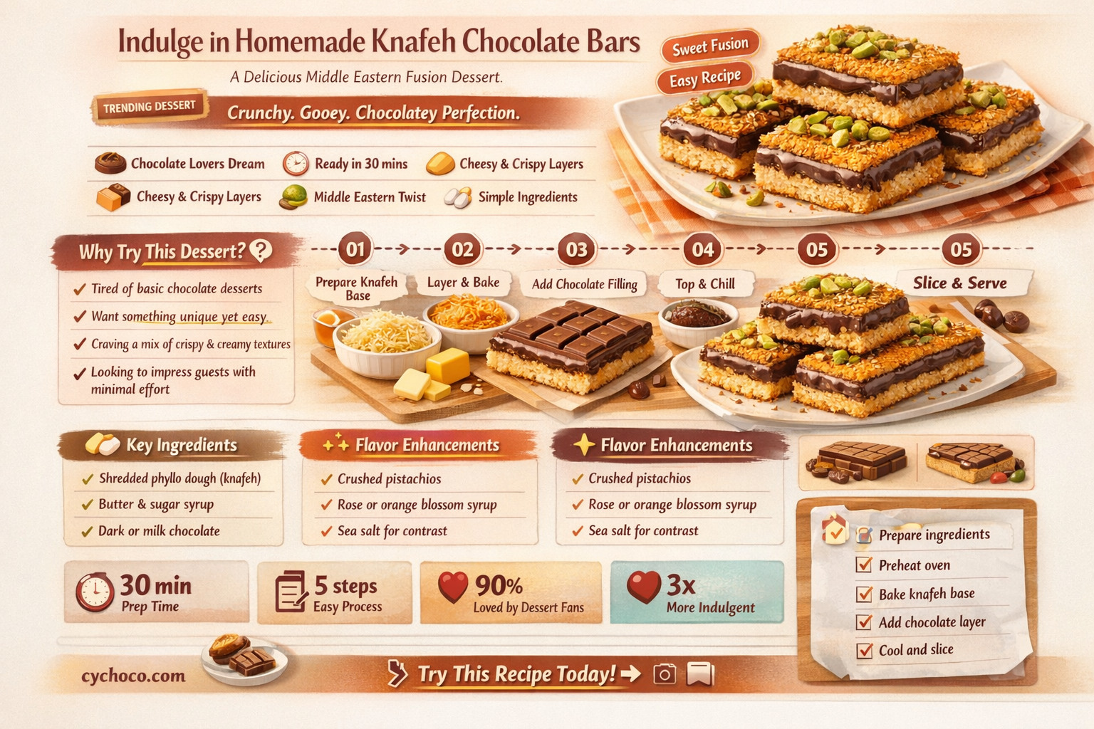how to make knafeh chocolate bar