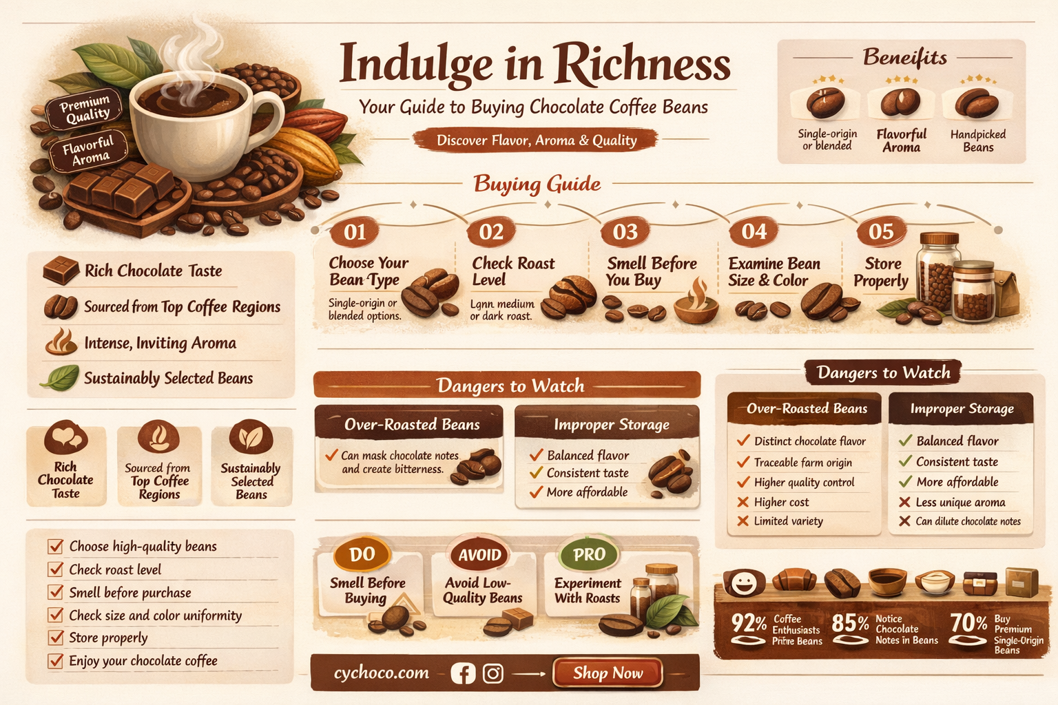 where to buy chocolate coffee beans