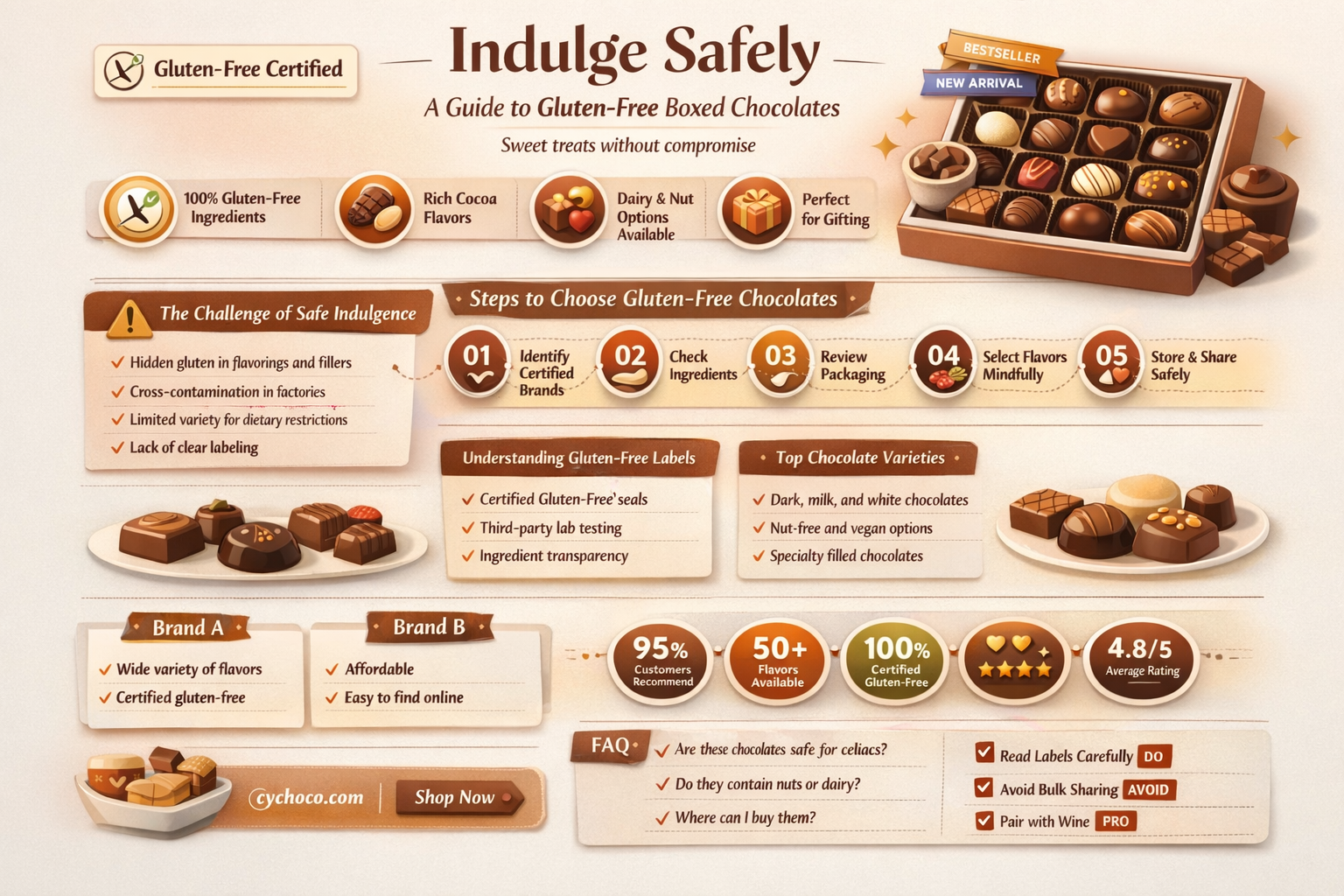 are any boxed chocolates gluten free