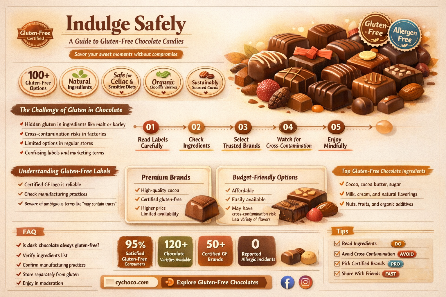 what chocolate candy is gluten free