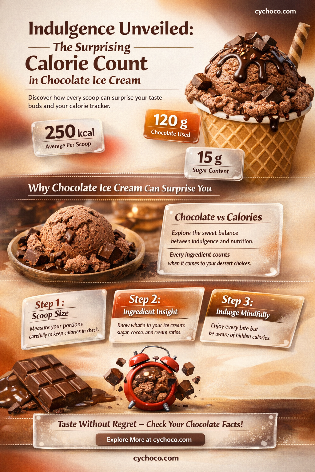 how many calories in a pint of chocolate ice cream