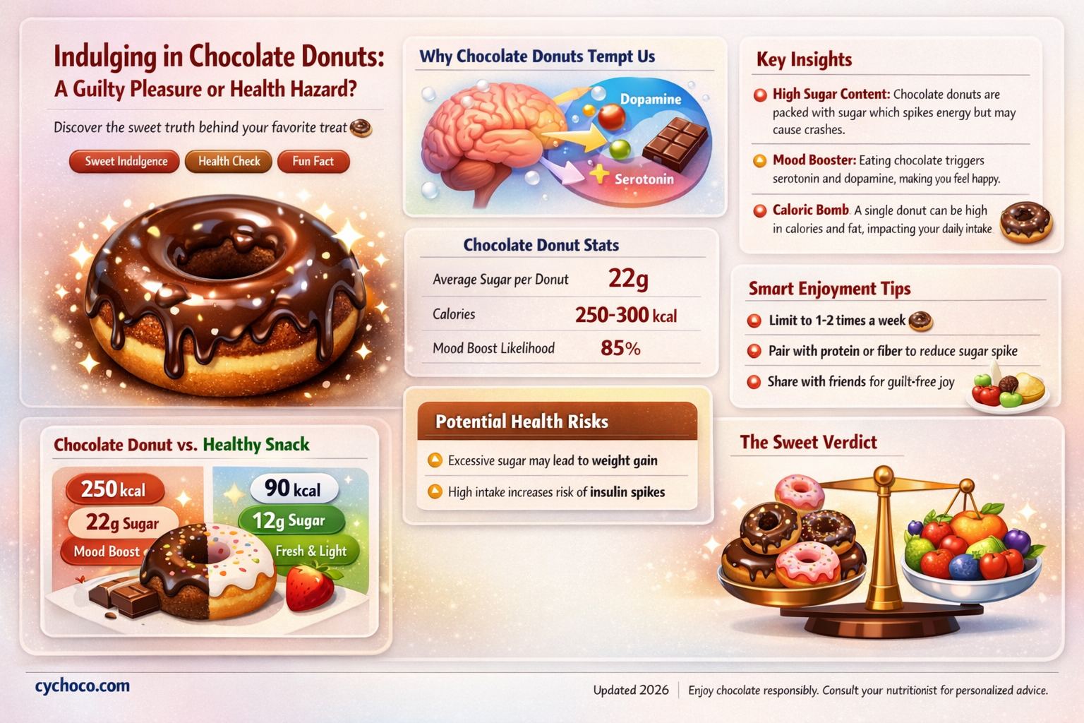 are chocolate donuts bad for you