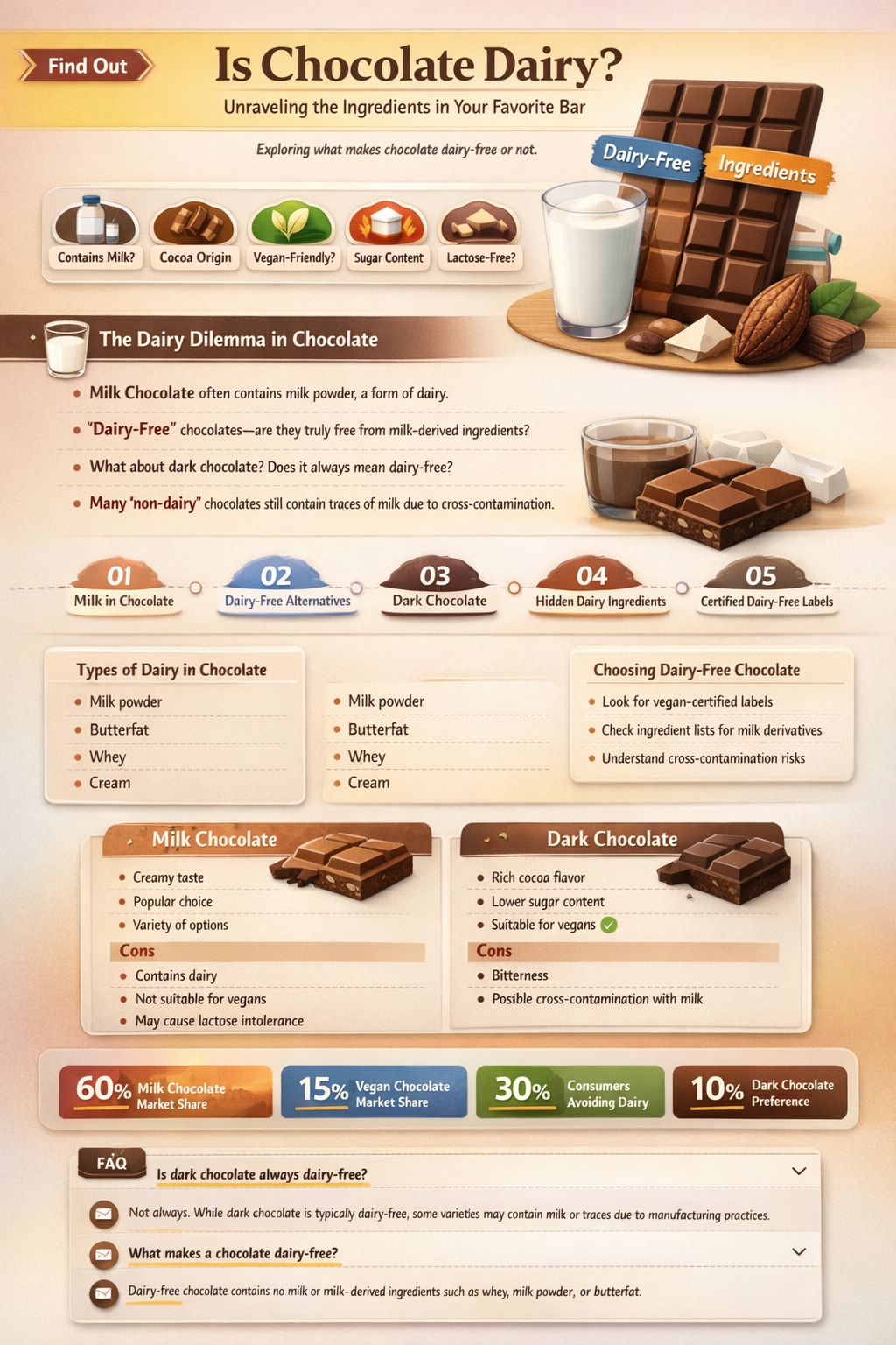 is a chocolate bar a dairy product