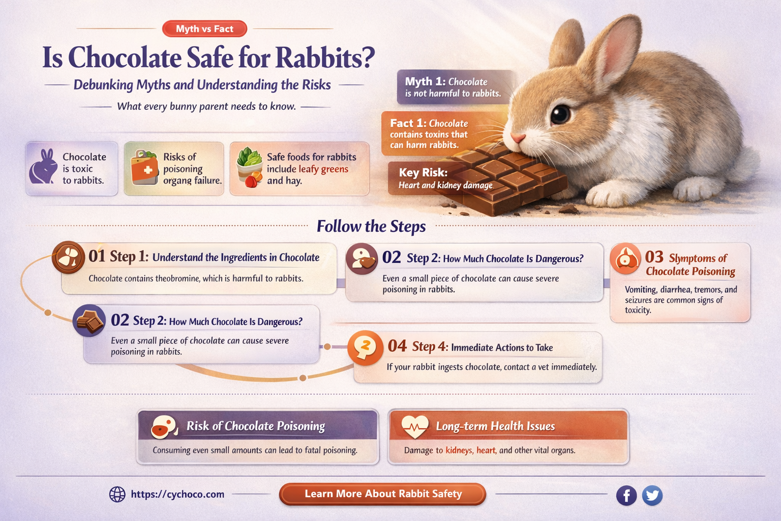 is chocolate bad for rabbits