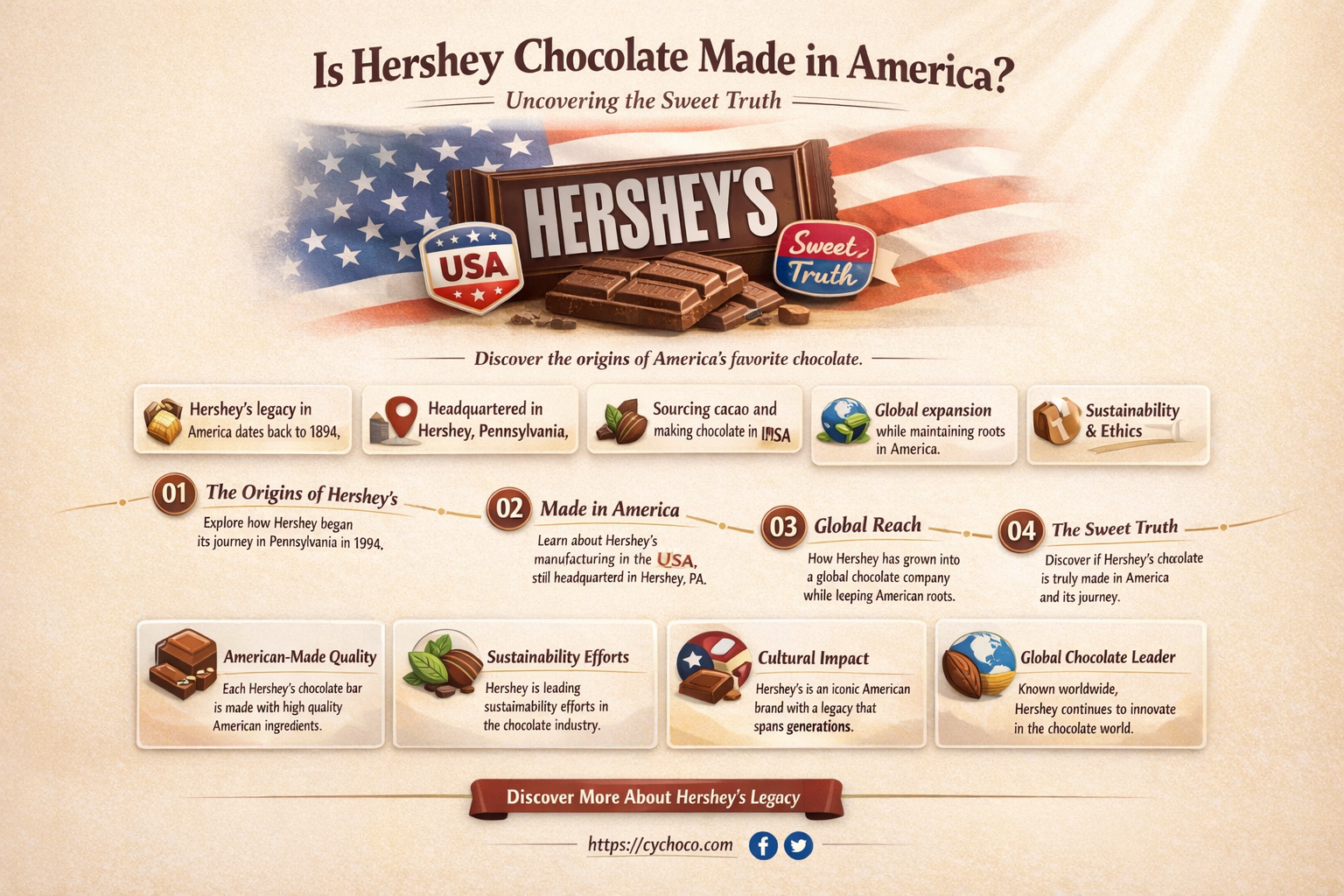 is hershey chocolate made in america