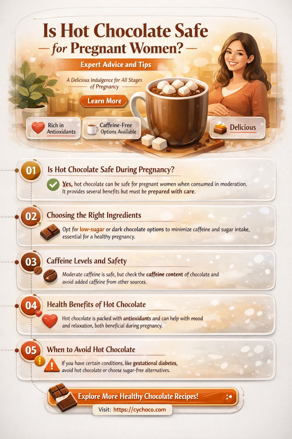 can pregnant drink hot chocolate