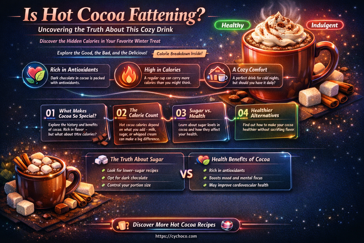 is hot cocoa fattening