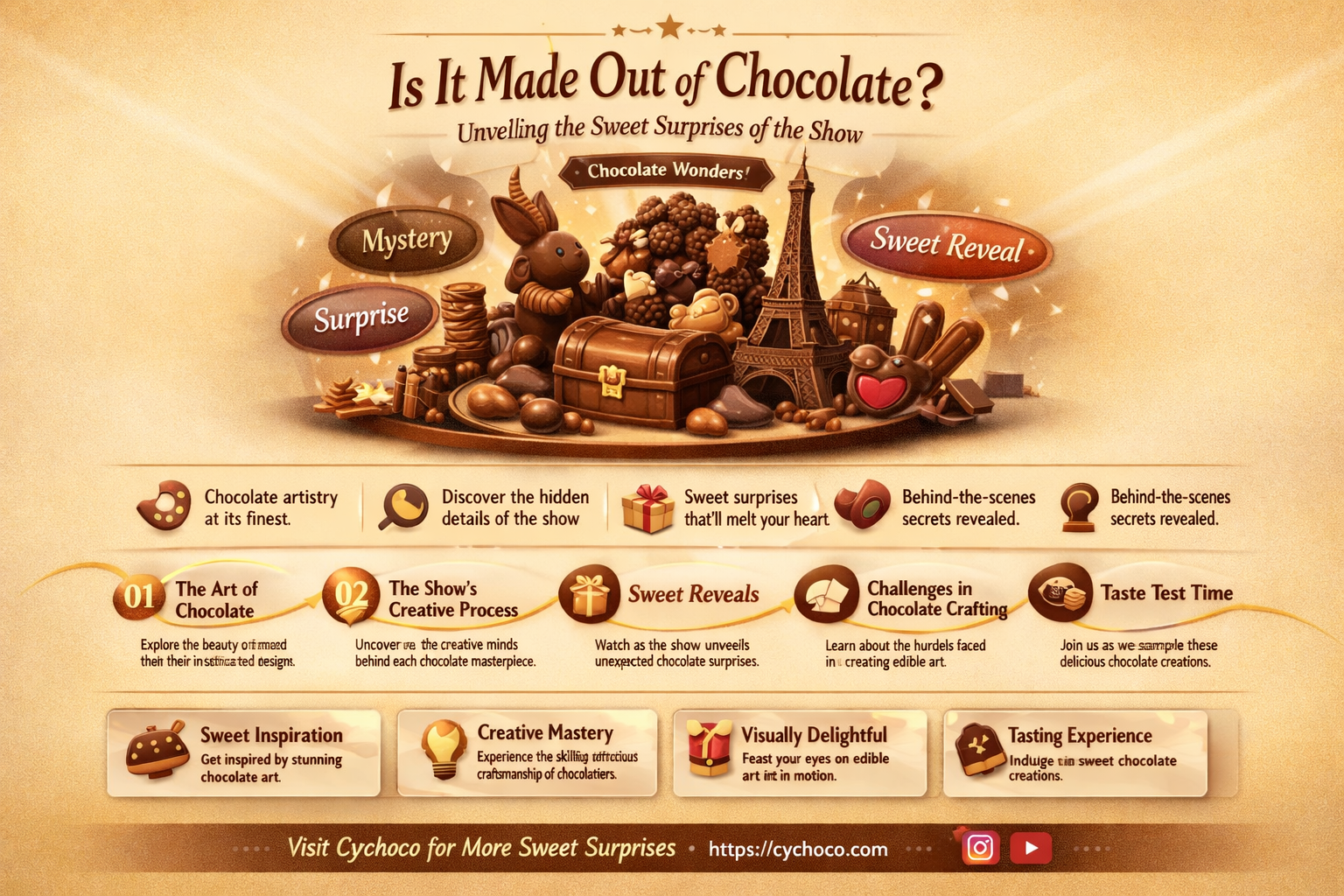 is it made out of chocolate show