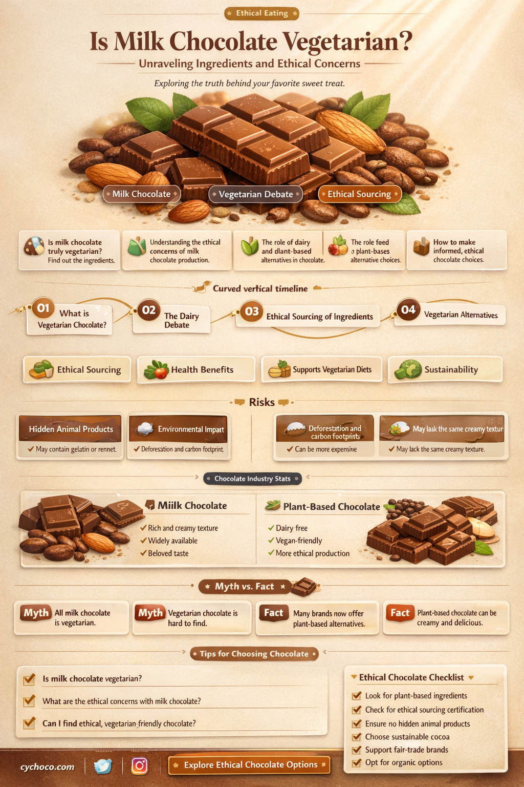 is milk chocolate vegetarian
