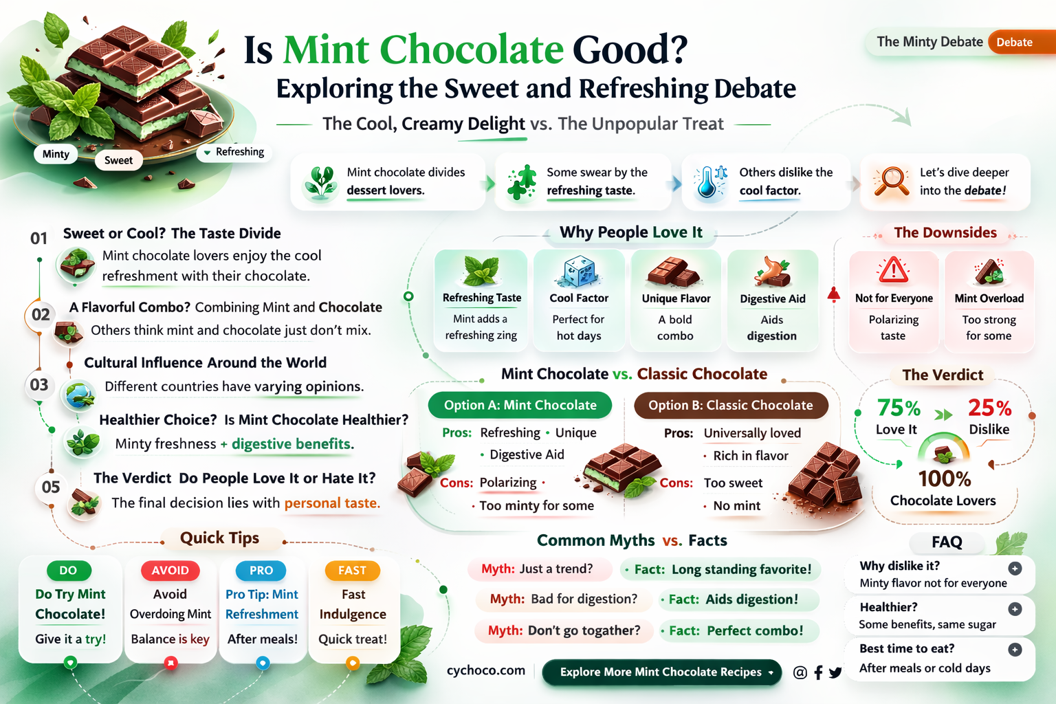 is mint chocolate good