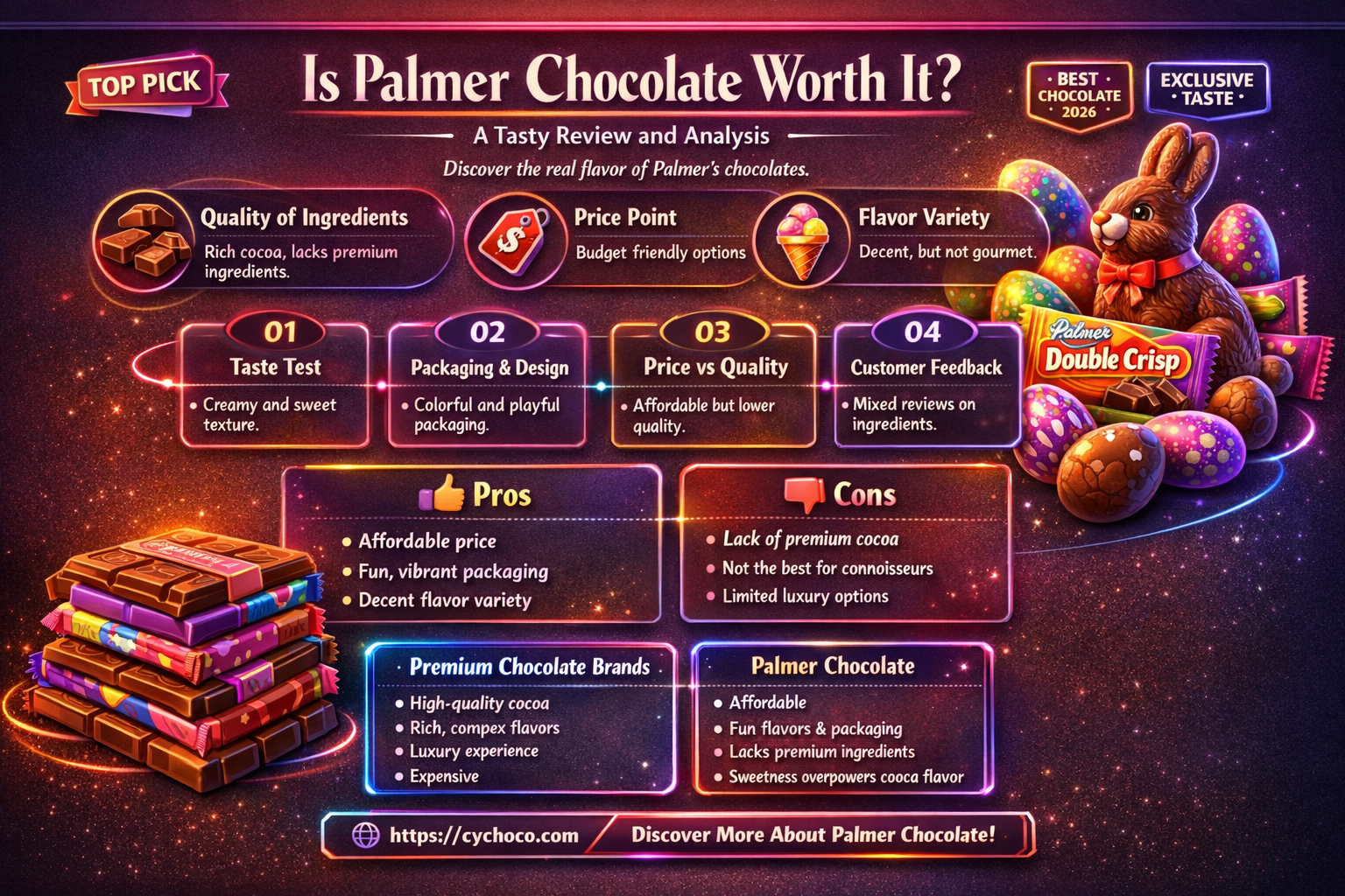 is palmer chocolate any good