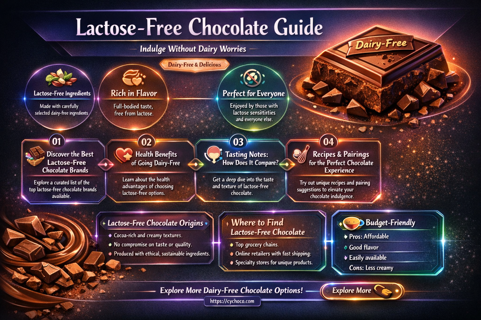 what chocolate is lactose free
