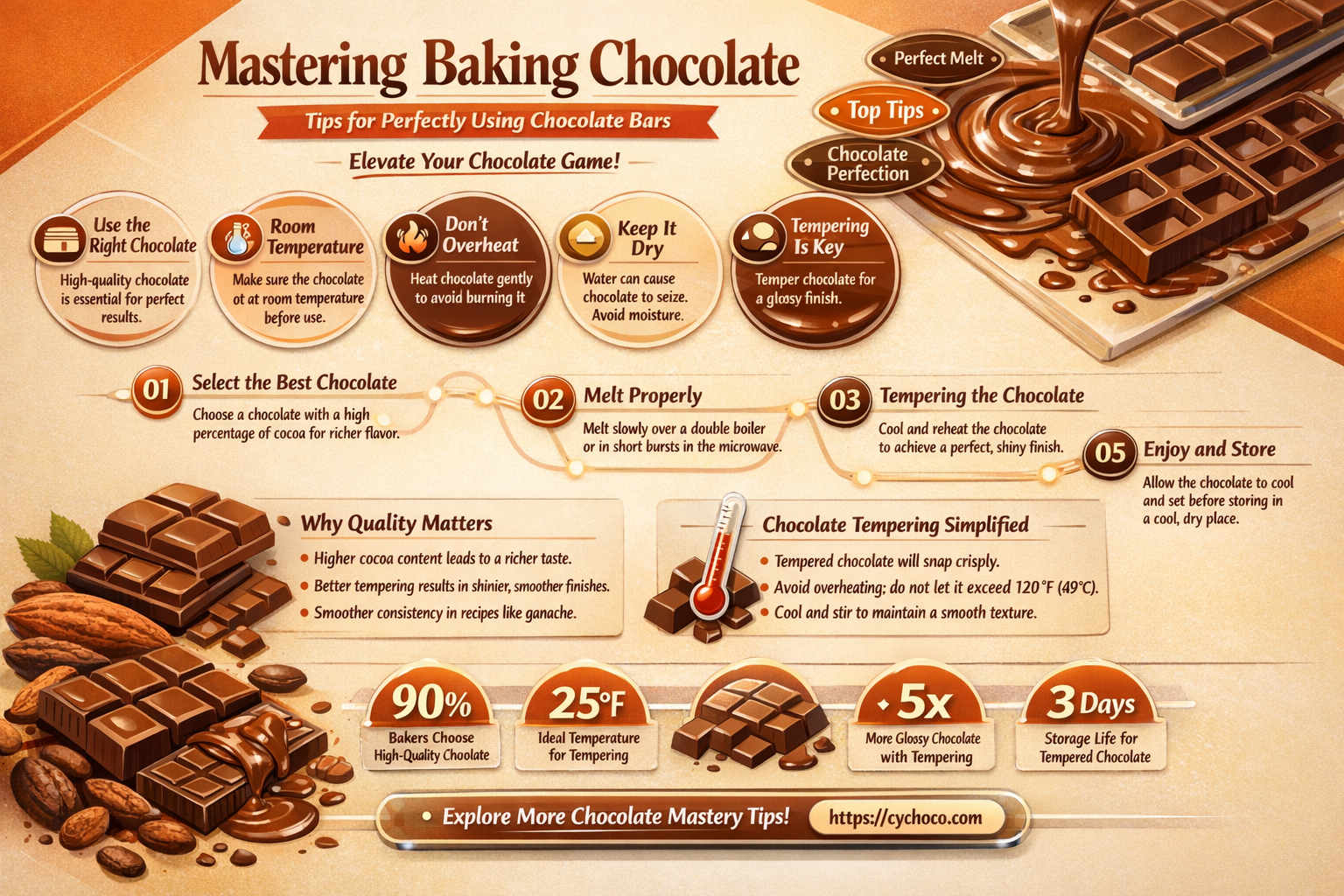 how to use baking chocolate bar