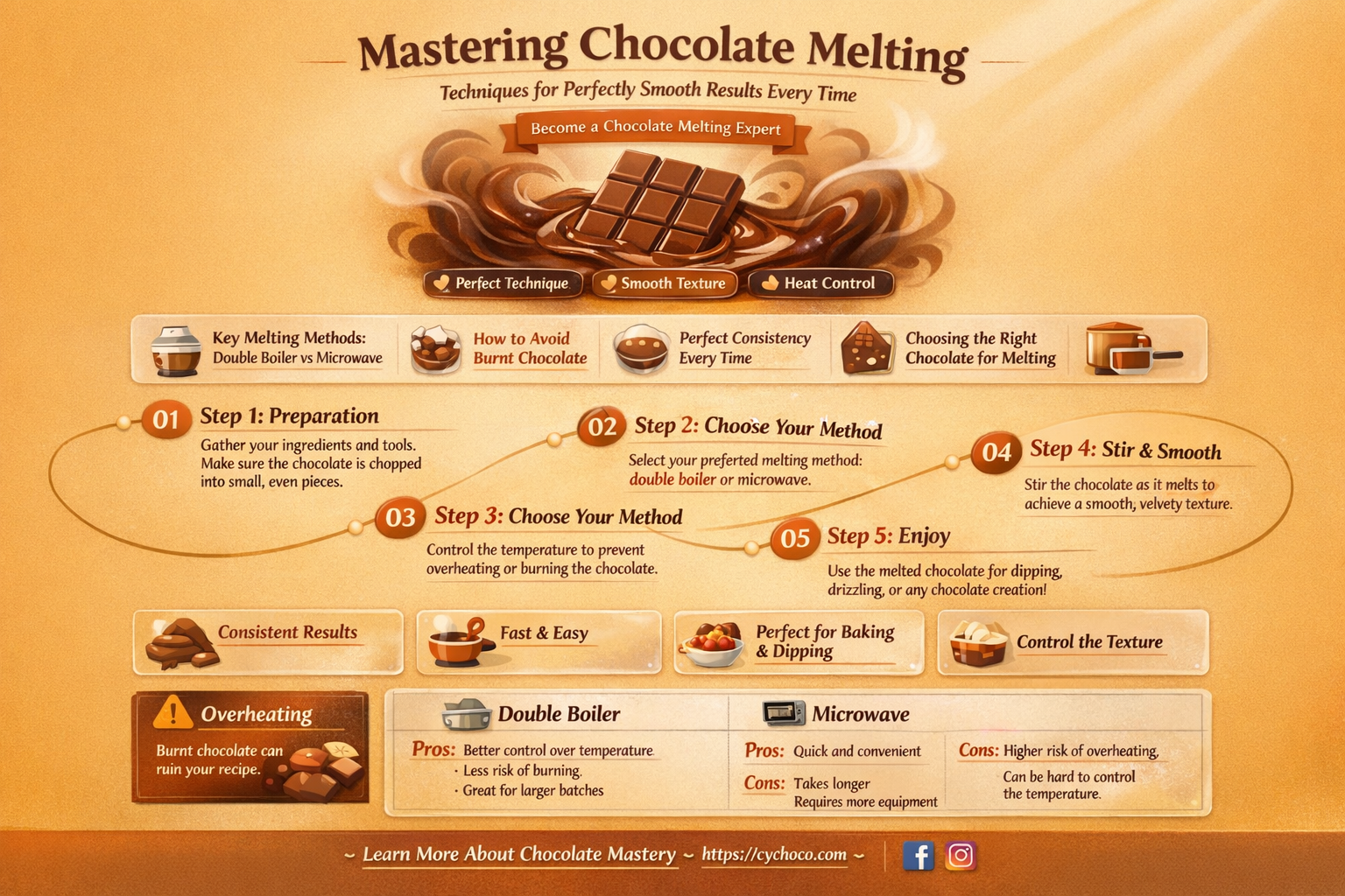is the a certain way to melt chocolate
