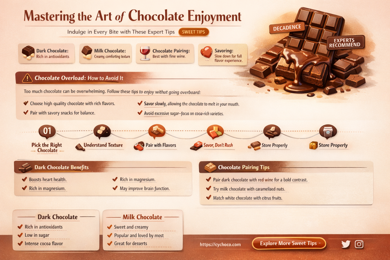 how to eat chocolate
