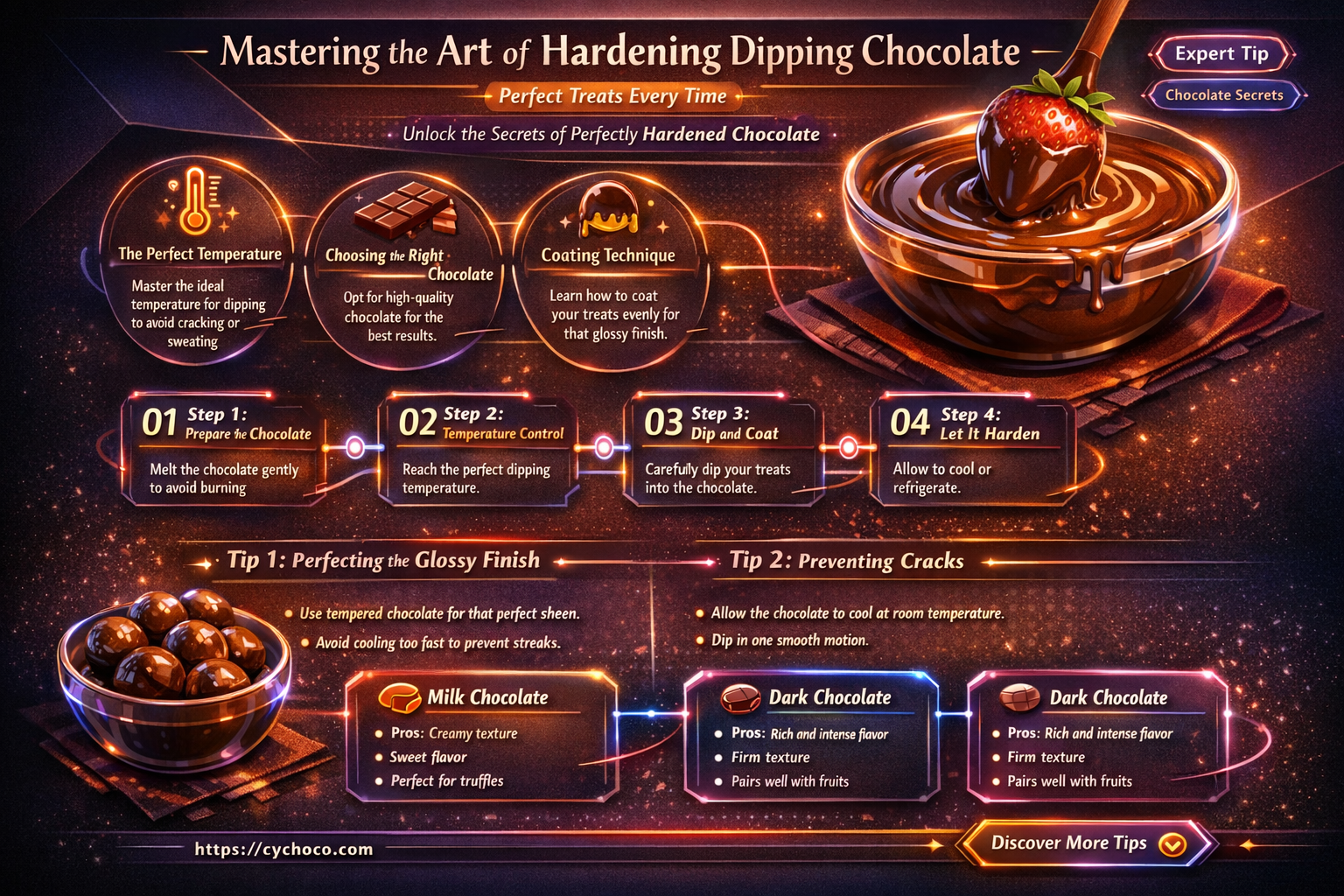 how to get dipping chocolate to harden myrecipes