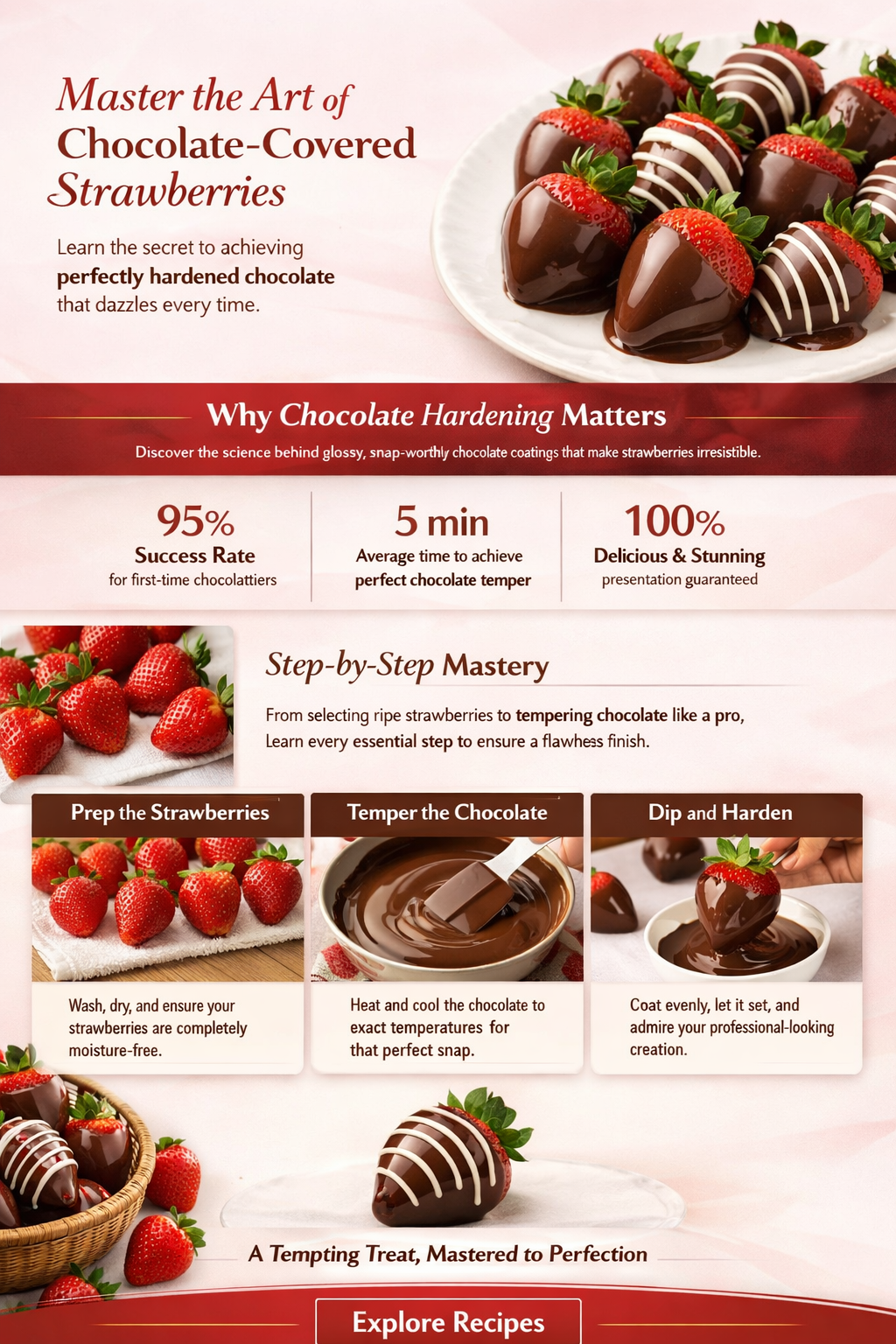 how to get chocolate covered strawberries to harden