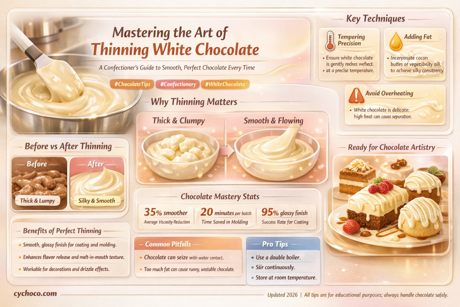 how to thin out white chocolate