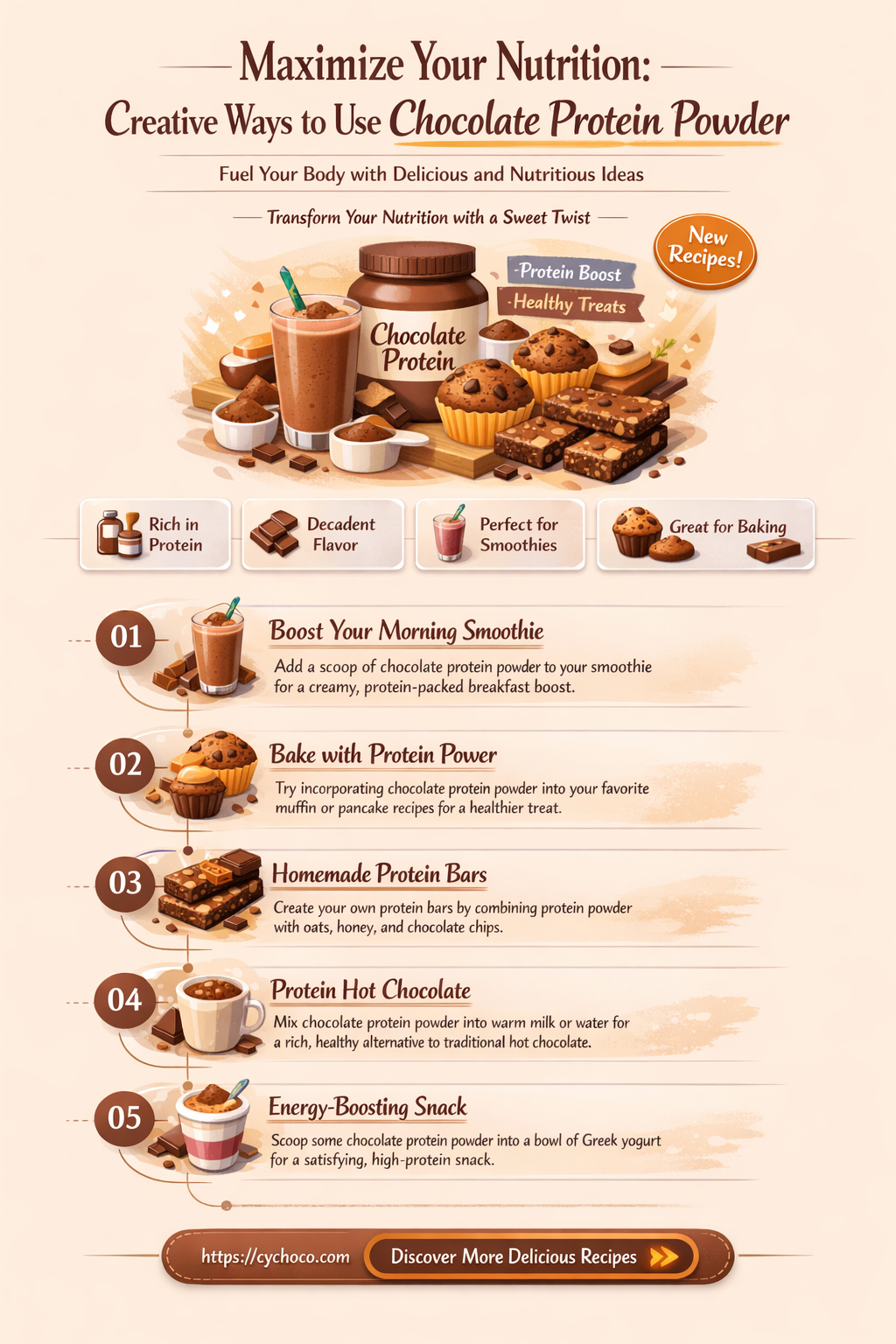 how to use chocolate protein powder