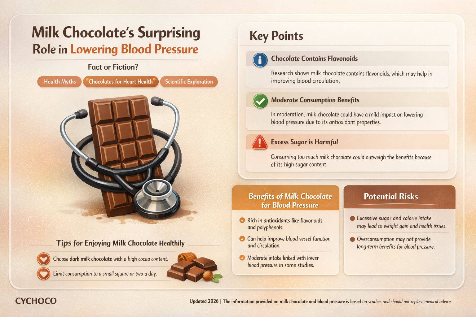 can eating milk chocolate lower blood pressure