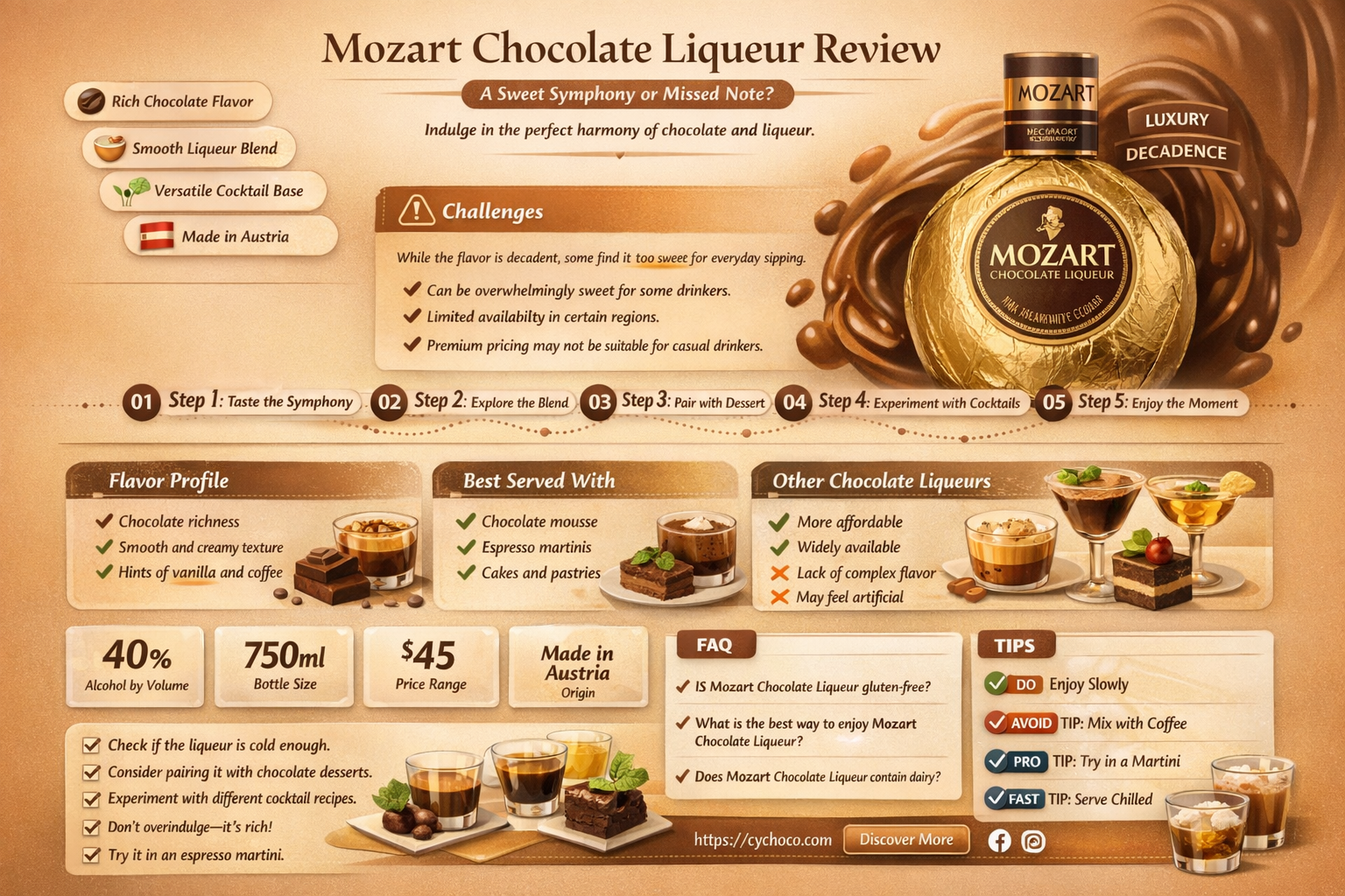 is mozart chocolate liqueur good