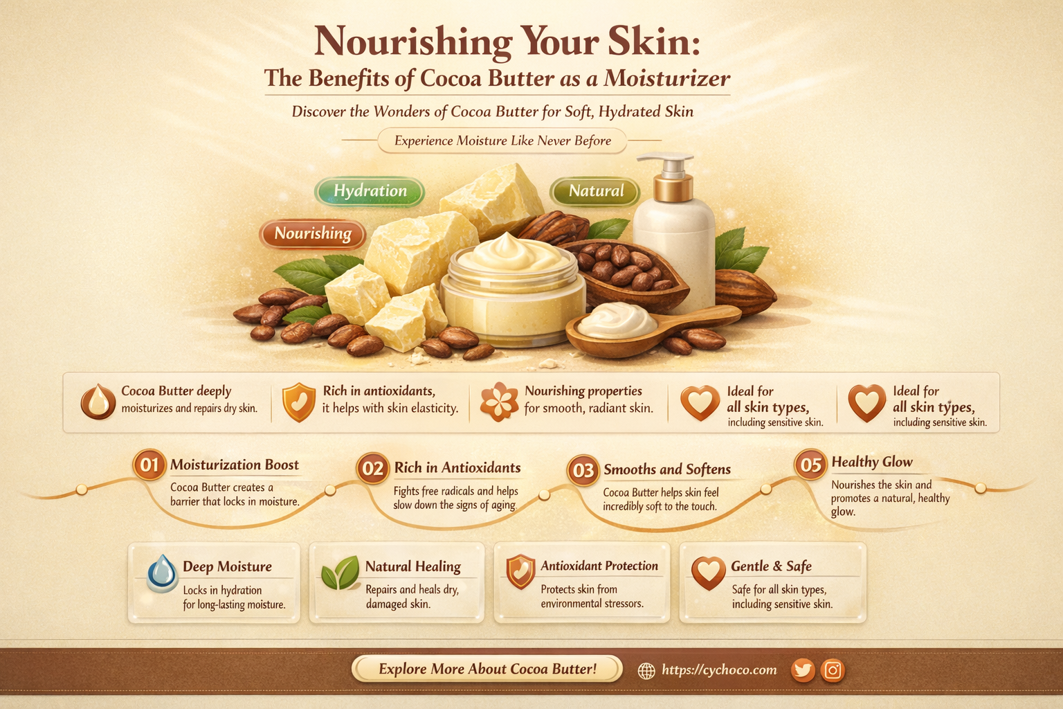 can i use cocoa butter as moisturizer