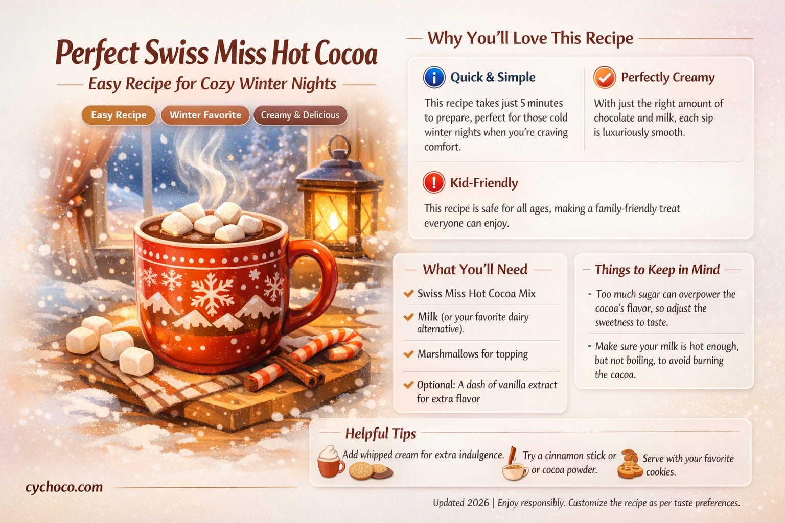 how to make hot cocoa with swiss miss