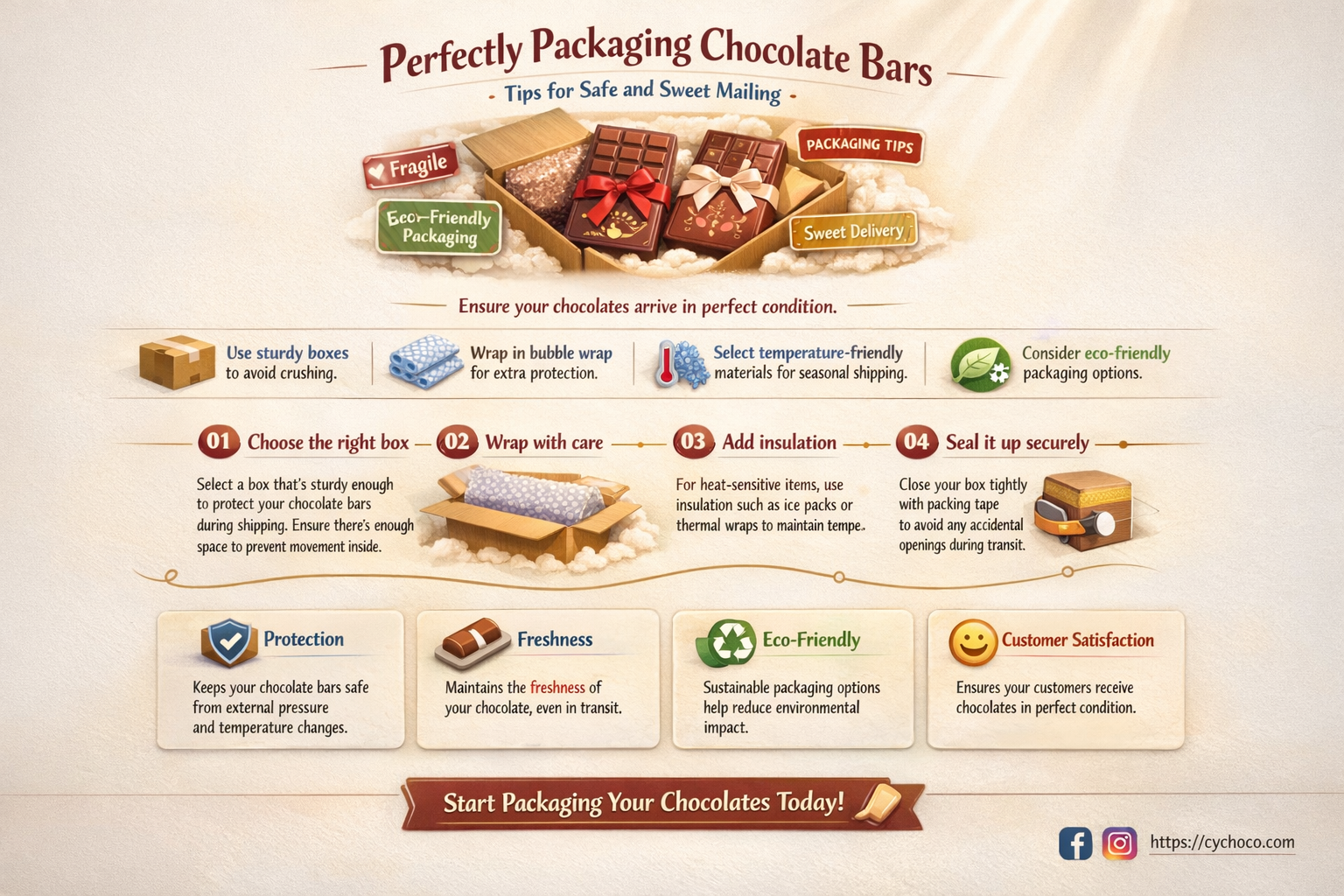 how to wrap and mail chocolate bars
