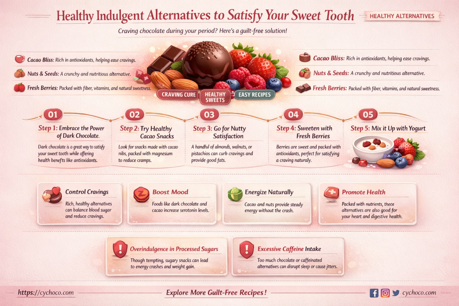 what to eat when craving chocolate on period