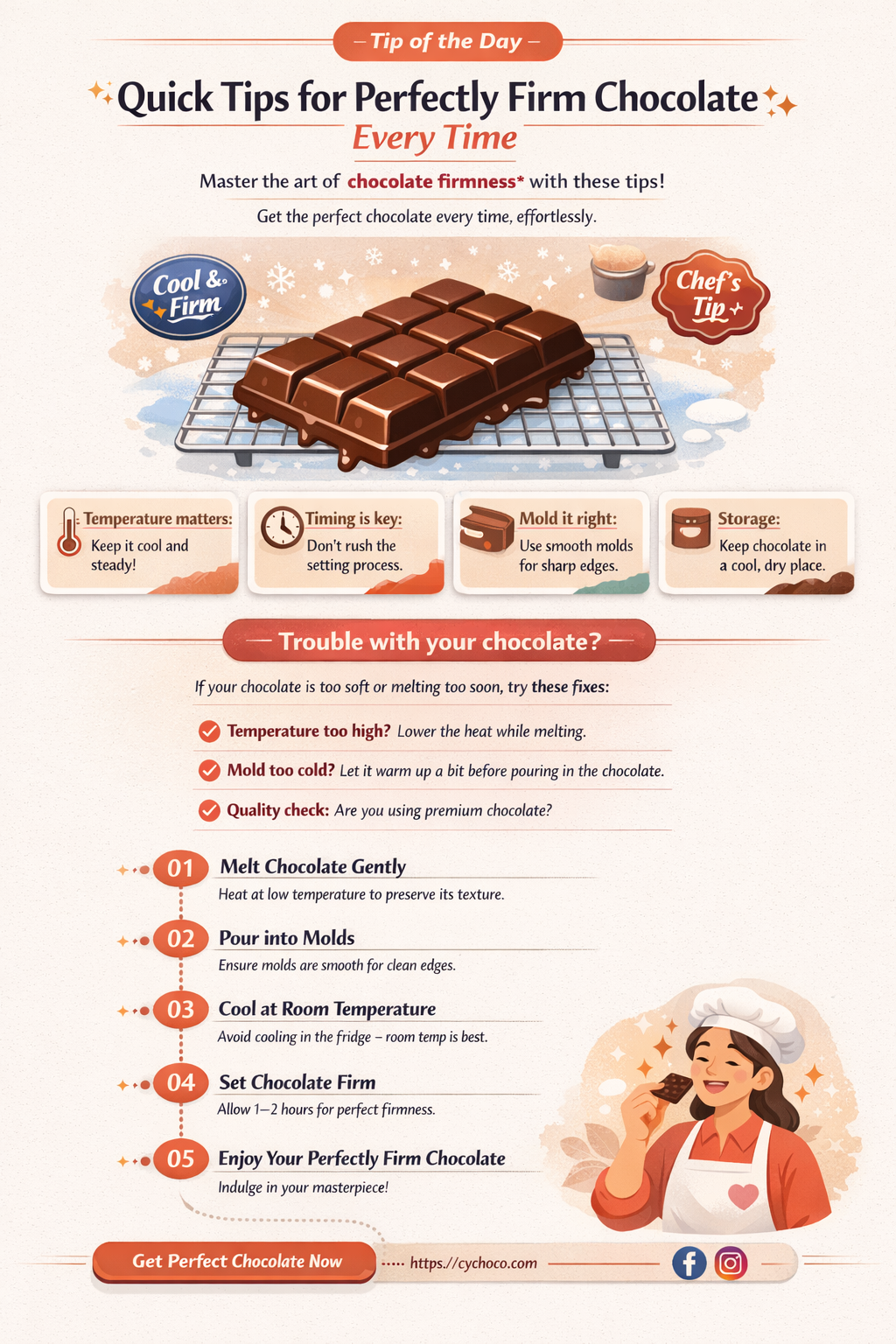 how to get chocolate to firm up