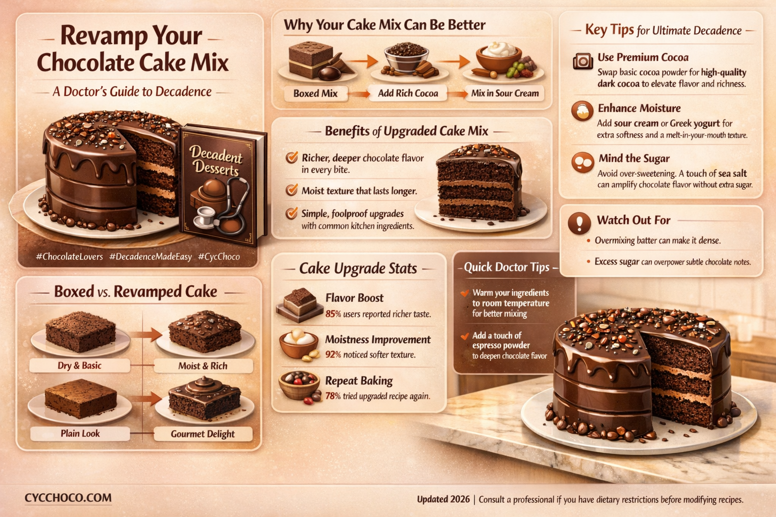 how to doctor a chocolate cake mix