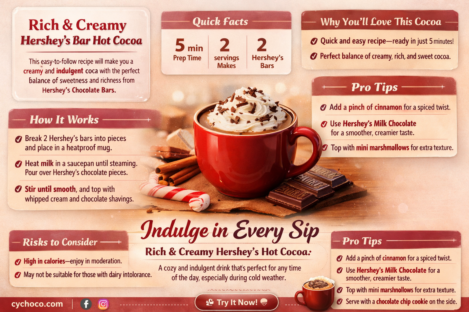 how to make hot cocoa with hershey