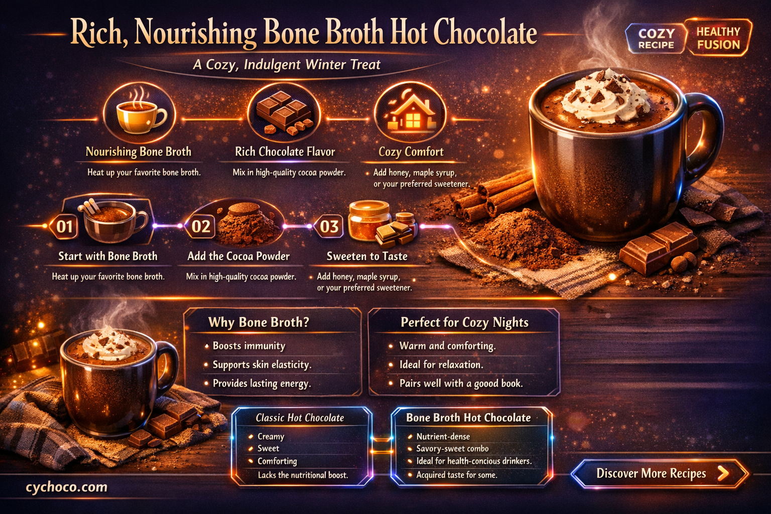 how to make bone broth hot chocolate