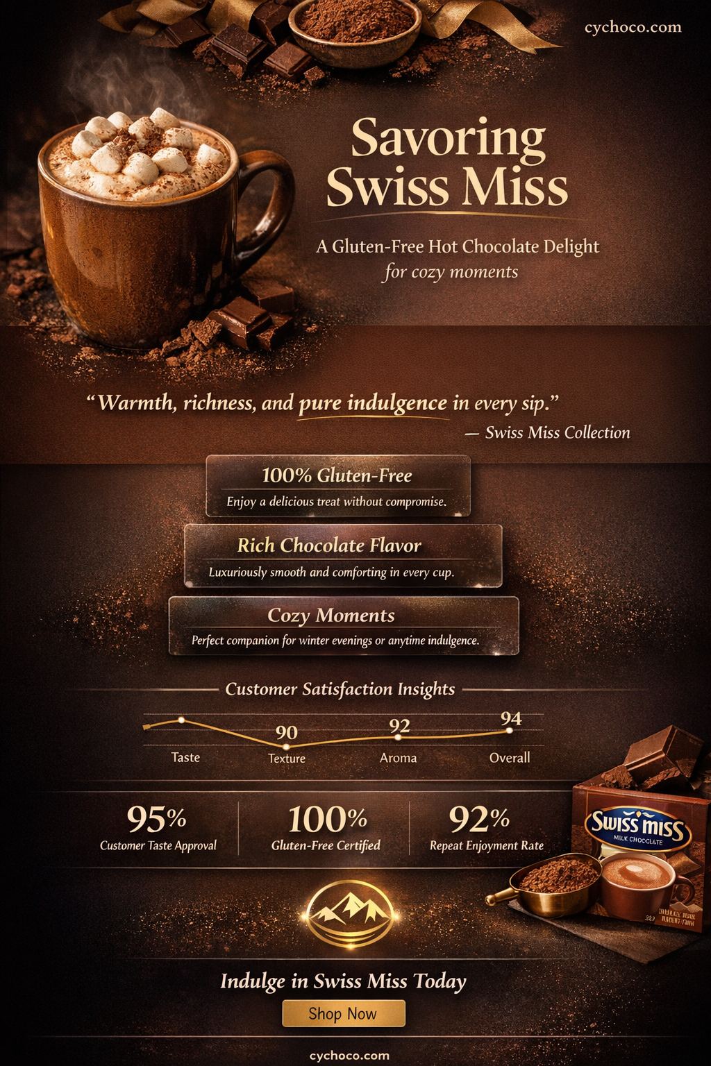 is swiss miss hot chocolate gluten free